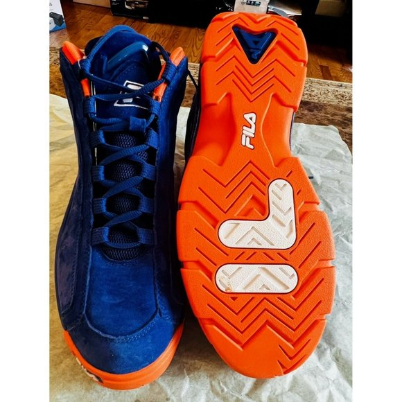 FILA MENS GRANT HILL 2 NEW YORK KNICKS SUEDE SHOES EXTREMELY RARE SIZE 12 NWOB main image 8